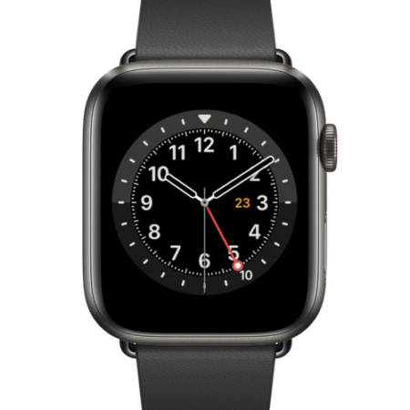 Minimal Black GMT • buddywatch • Download Apple Watch Face